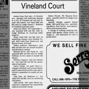 The Daily Journal - Tues, Nov 04, 1980 pg 3 - criminal report